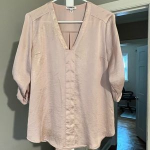 Pink Shimmery Express Blouse
